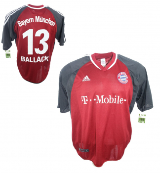 Adidas FC Bayern München Trikot 13 Michael Ballack 2002/03 Herren 2XL/XXL (B-ware T-Mobile defekt)