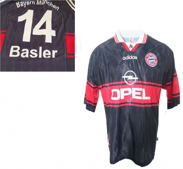 Adidas FC Bayern München Trikot 14 Mario Basler 1997-1999 Opel Herren XXL/2XL